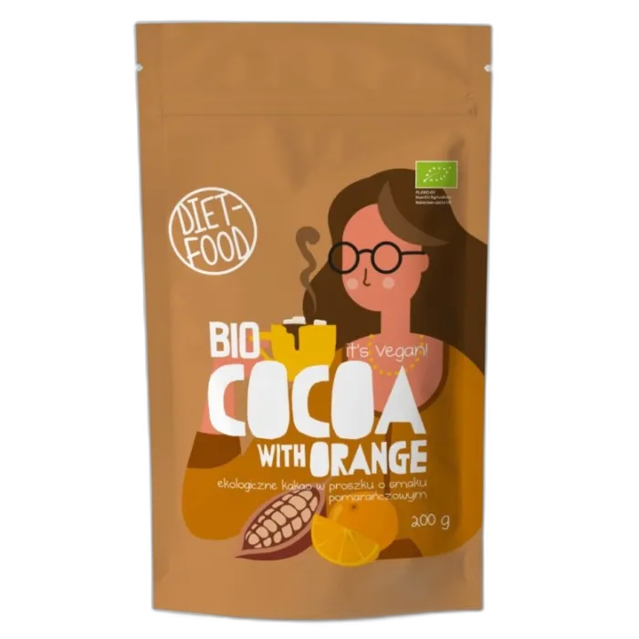 Bio Cocoa with orange flavor 200 g