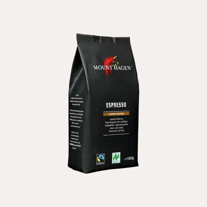 Mount Hagen Органско Espresso кафе во зрно 1 kg