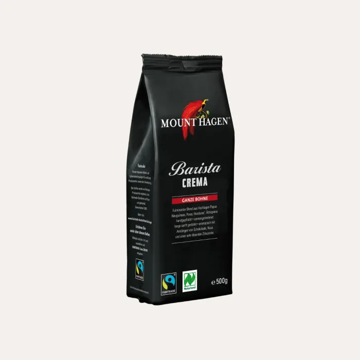 Mount Hagen Органско Arabica Barista кафе во зрно 500 g