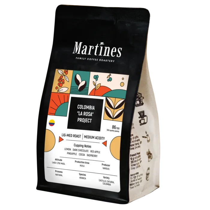 Specialty Coffee Colombia La Rosa – 100% Arabica