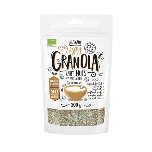 Bio granola with nuts