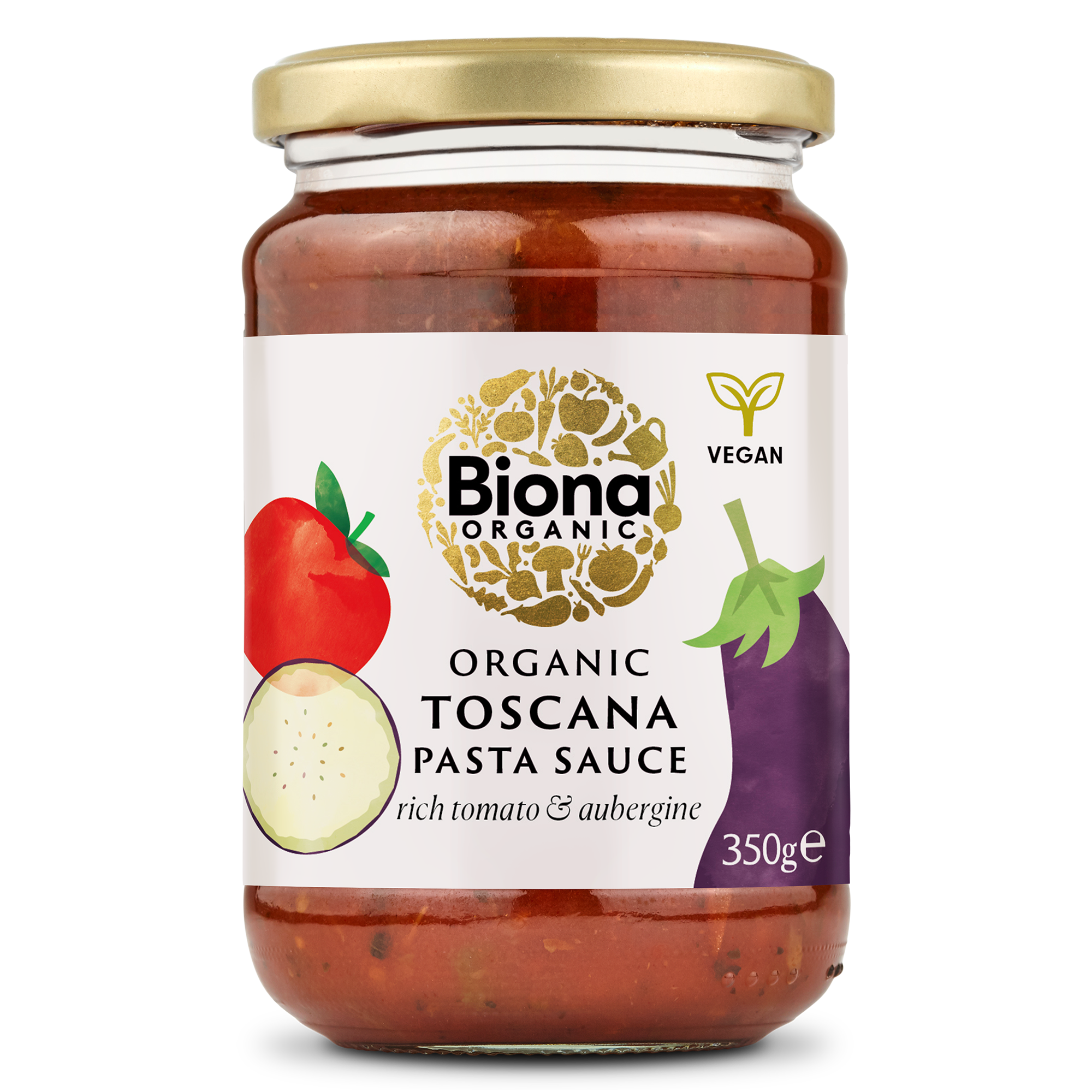 Biona Органски Toscana сос за паста со модар патлиџан 350 g